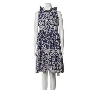 Ulla Johnson- Navy and White floral dress: size 2